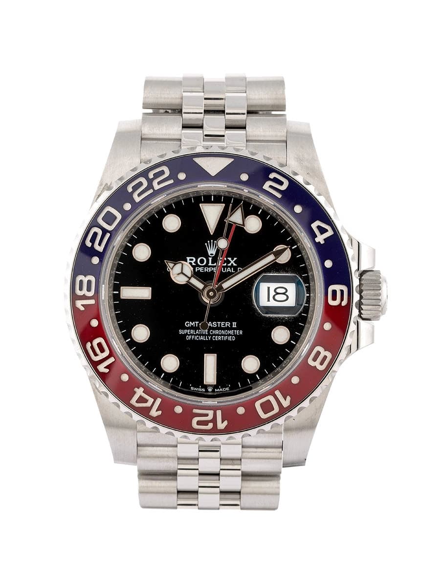 ROLEX GMT-MASTER II PEPSI JUBILE' 40MM IN ACCIAIO REF. 126710BLRO
