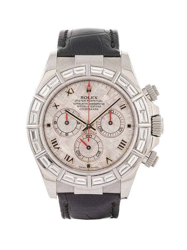 ROLEX DAYTONA 40MM IN ORO BIANCO 18KT E DIAMANTI METEORITE REF. 116589BR