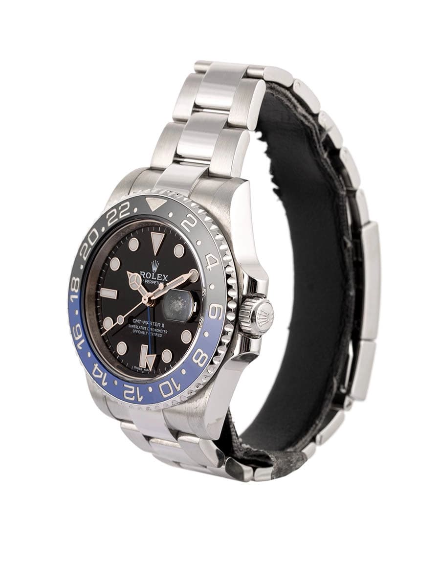 ROLEX GMT-MASTER II BATMAN 40MM IN ACCIAIO REF. 116710BLNR