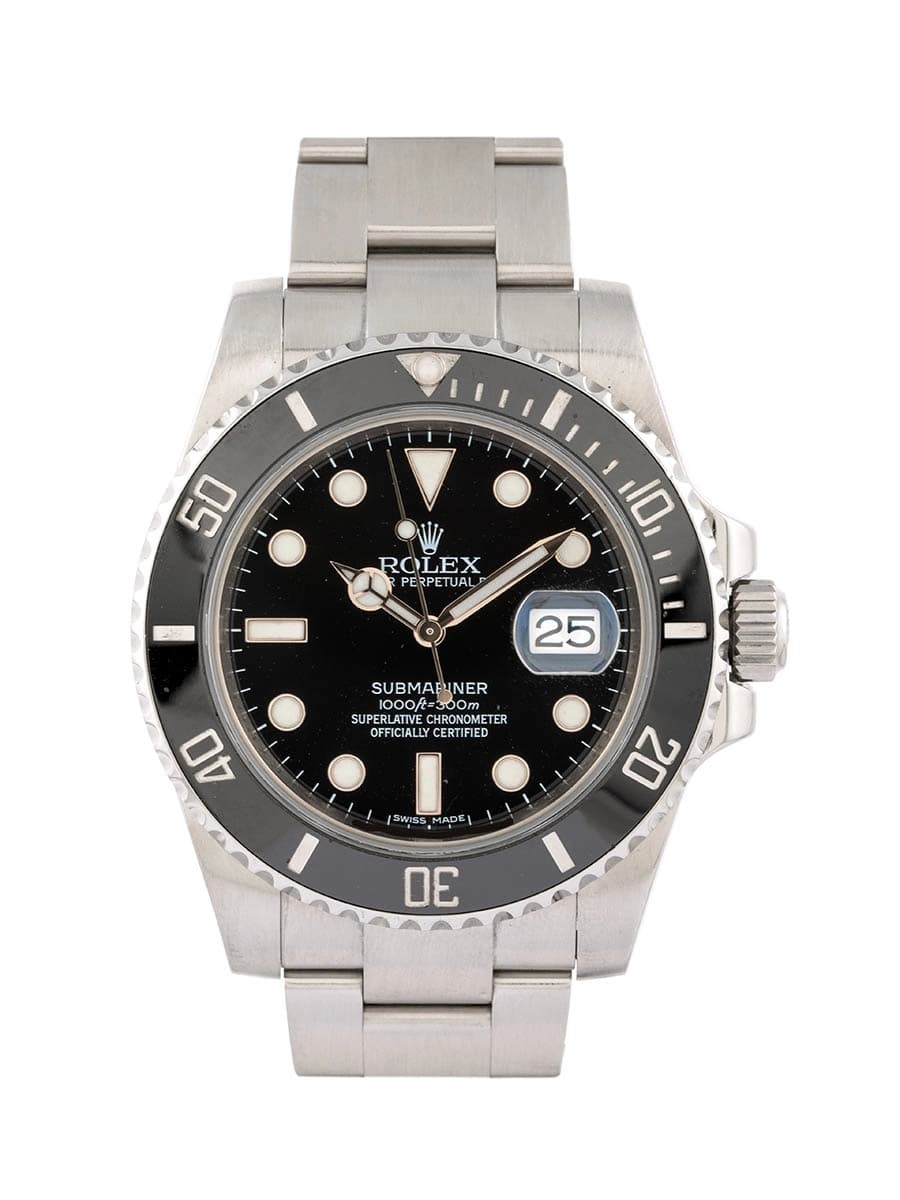 ROLEX SUBMARINER DATE 40MM IN ACCIAIO REF. 116610LN