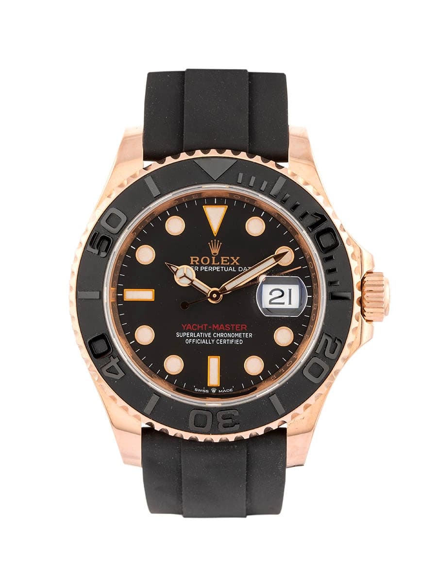 ROLEX YACHT-MASTER 40MM IN ORO ROSA 18KT E CAUCCIU' REF. 126655