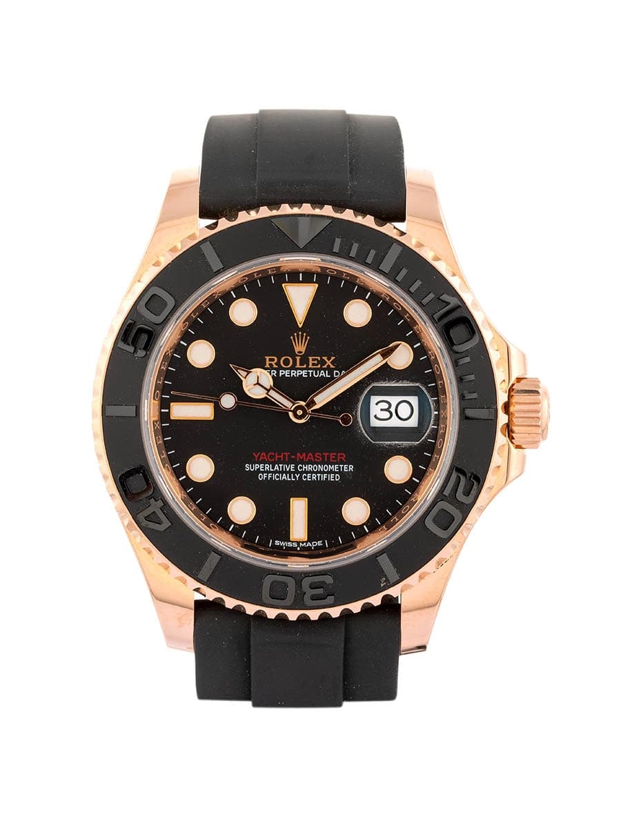 ROLEX YACHT-MASTER 40MM IN ORO ROSA 18KT E CAUCCIU' REF. 116655
