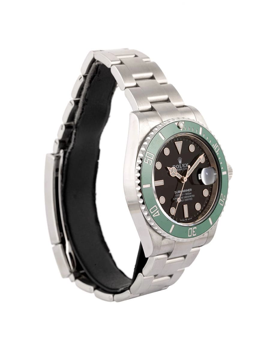 ROLEX SUBMARINER DATE GHIERA VERDE STARBUCKS 41MM IN ACCIAIO REF. 126610LV