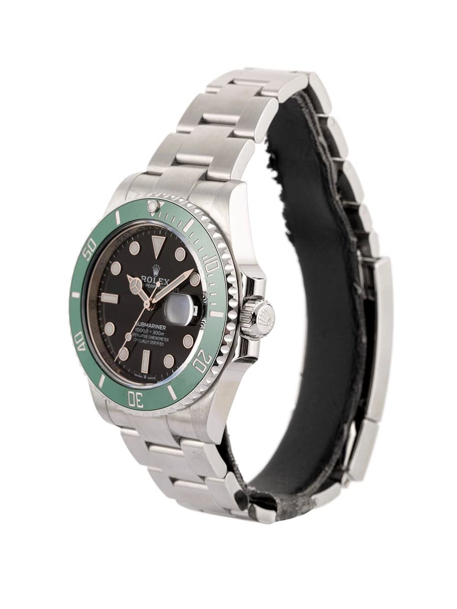 ROLEX SUBMARINER DATE GHIERA VERDE STARBUCKS 41MM IN ACCIAIO REF. 126610LV