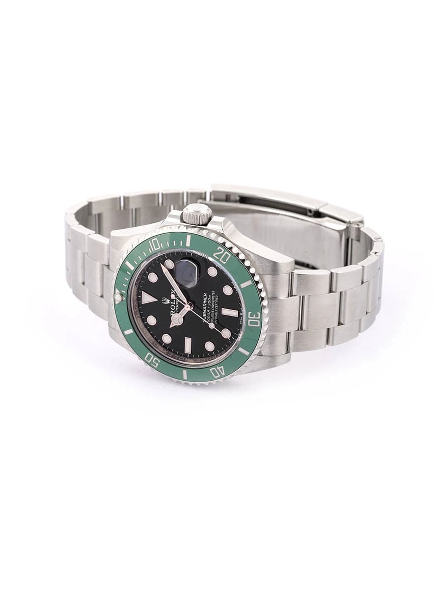 ROLEX SUBMARINER DATE GHIERA VERDE STARBUCKS 41MM IN ACCIAIO REF. 126610LV