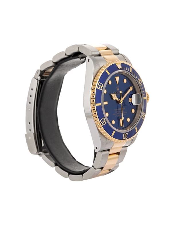 ROLEX SUBMARINER DATE CON SERVICE 40MM IN ACCIAIO E ORO GIALLO 18KT REF. 16613