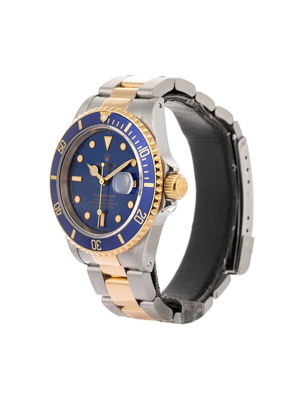 ROLEX SUBMARINER DATE CON SERVICE 40MM IN ACCIAIO E ORO GIALLO 18KT REF. 16613