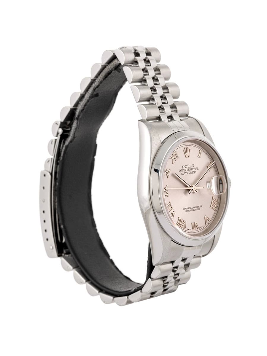 ROLEX DATEJUST CON SERVICE 36MM IN ACCIAIO REF. 16200