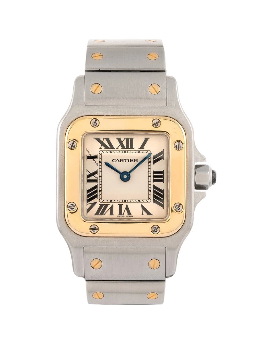CARTIER SANTOS LADY IN ACCIAIO E ORO GIALLO 18KT REF. 1567