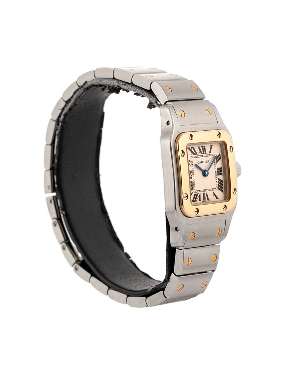 CARTIER SANTOS LADY IN ACCIAIO E ORO GIALLO 18KT REF. 1567