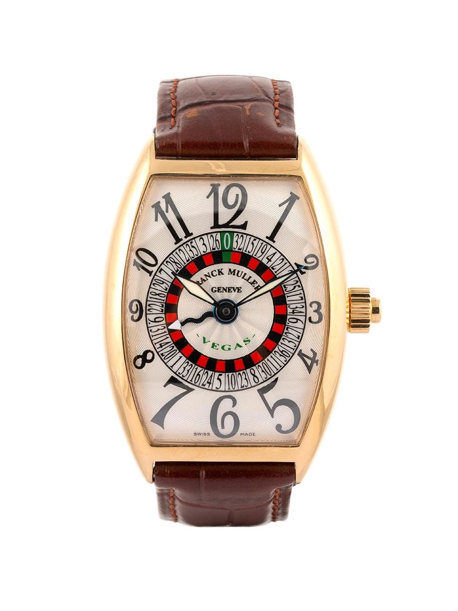 FRANCK MULLER VEGAS CINTREE CURVEX IN ORO GIALLO 18KT REF. 5850