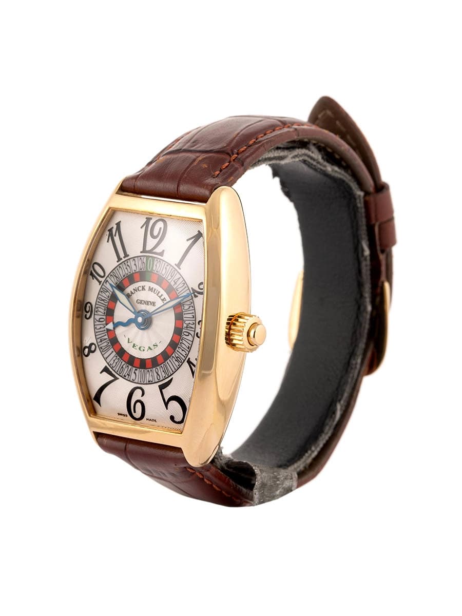 FRANCK MULLER VEGAS CINTREE CURVEX IN ORO GIALLO 18KT REF. 5850