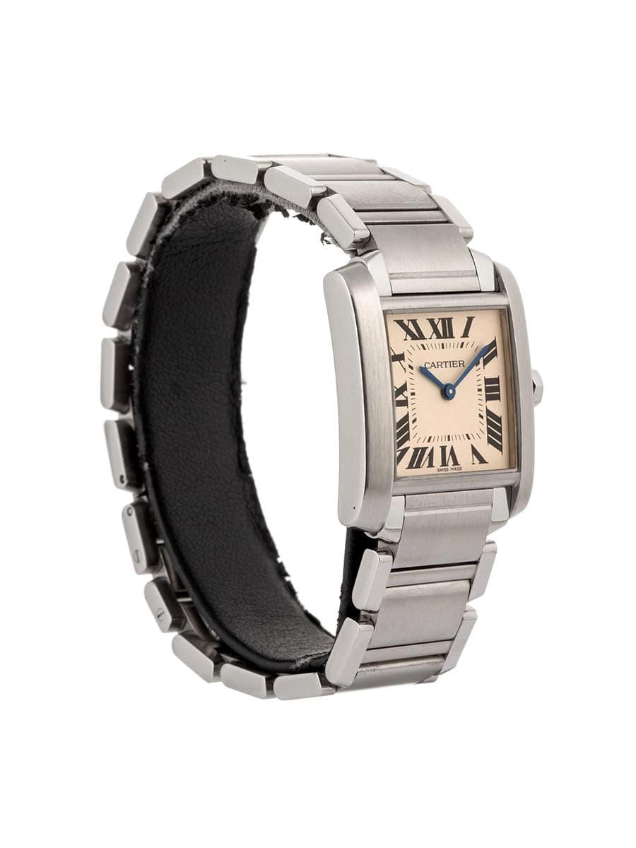 CARTIER TANK FRANCAISE IN ACCIAIO REF. 3751