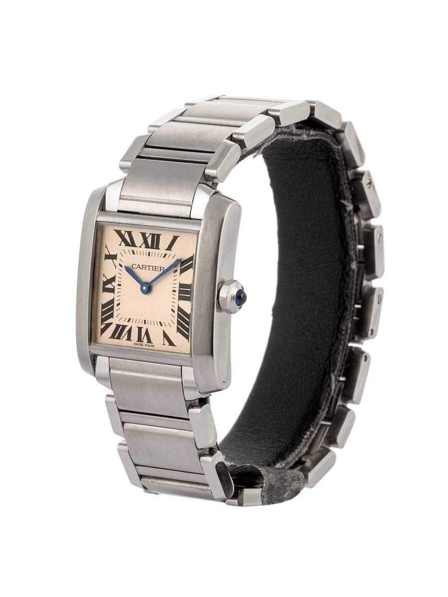 CARTIER TANK FRANCAISE IN ACCIAIO REF. 3751