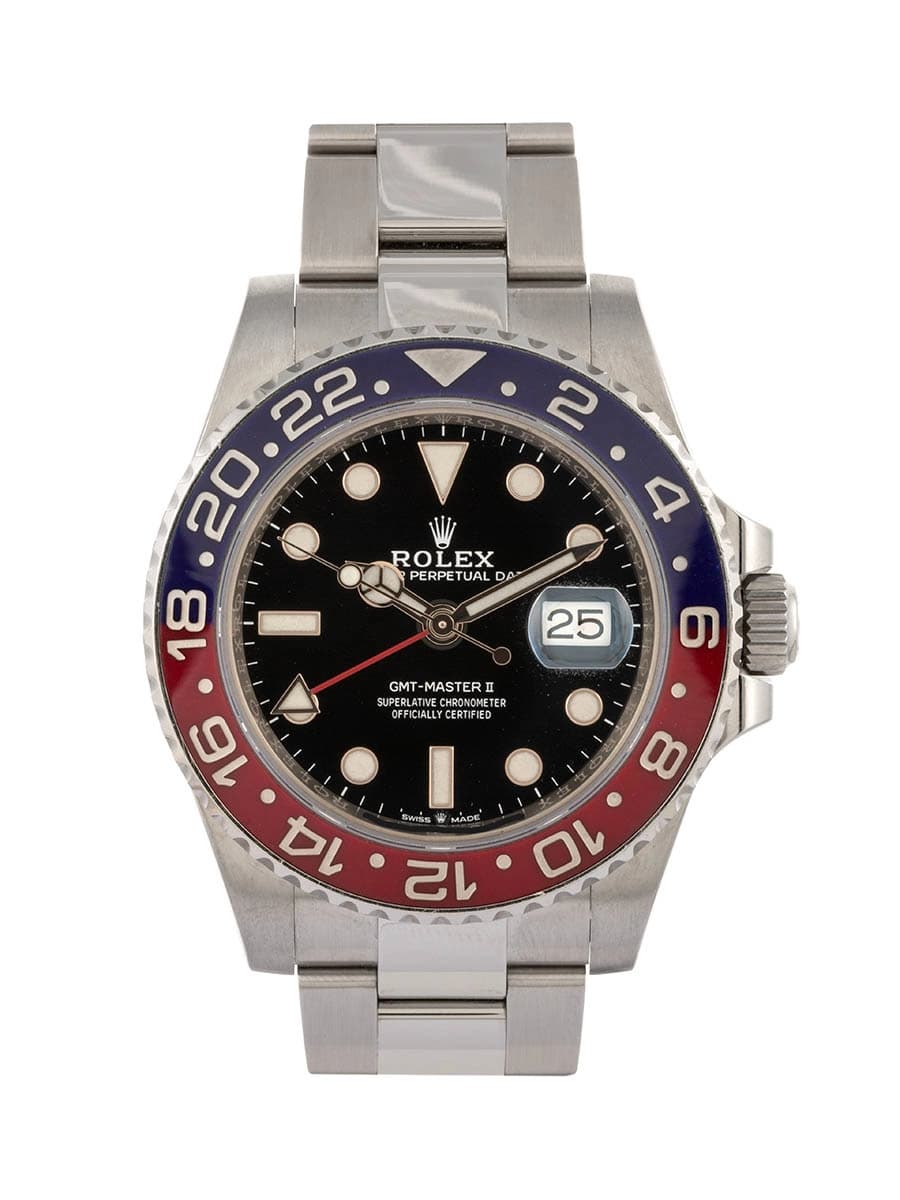 ROLEX GMT-MASTER II PEPSI OYSTER 40MM IN ACCIAIO REF. 126710BLRO