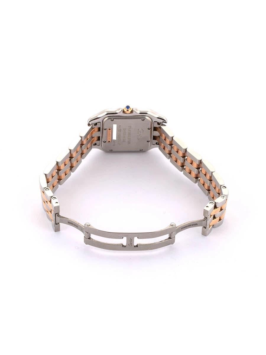 CARTIER PANTHERE MODELLO MEDIO IN ACCIAIO E ORO ROSA 18KT CON DIAMANTI REF. WSPN0010