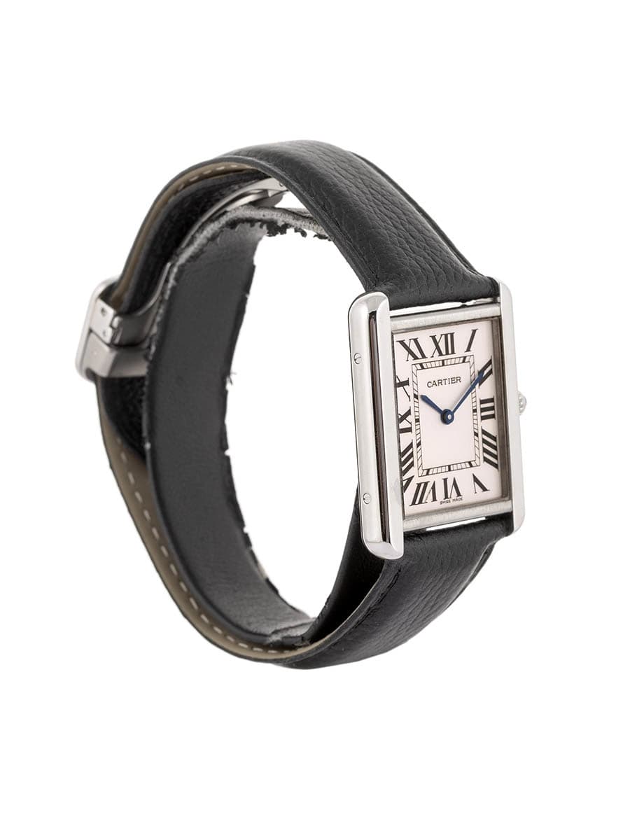 CARTIER TANK SOLO MODELLO GRANDE IN ACCIAIO REF. WSTA0028