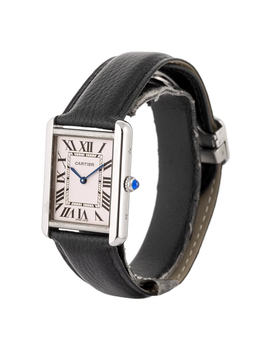 CARTIER TANK SOLO MODELLO GRANDE IN ACCIAIO REF. WSTA0028