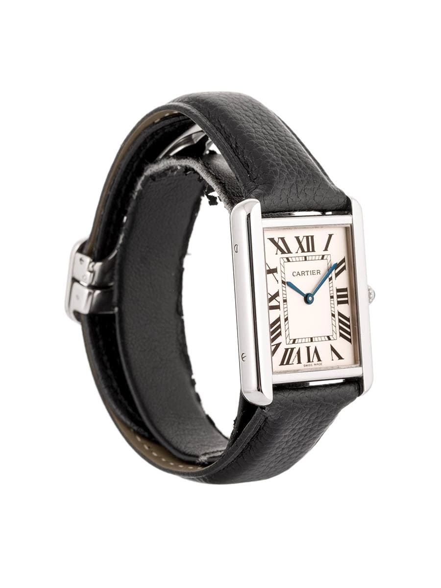 CARTIER TANK SOLO MODELLO GRANDE IN ACCIAIO REF. W1018355