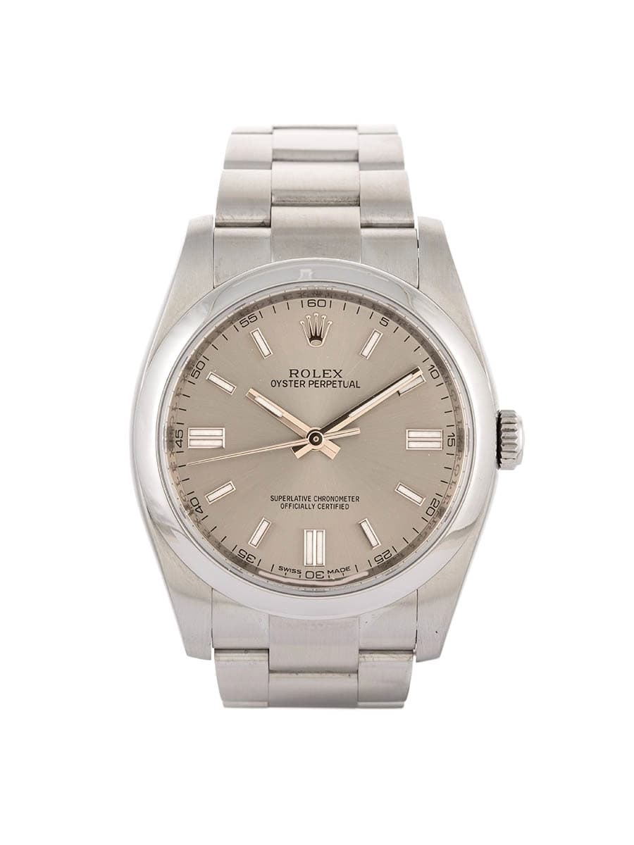 ROLEX OYSTER PERPETUAL CON SERVICE 36MM IN ACCIAIO REF. 116000