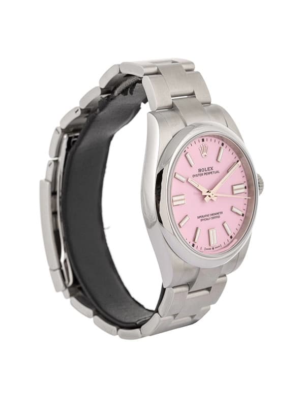 ROLEX OYSTER PERPETUAL PINK CANDY DIAL 41MM IN ACCIAIO REF. 134300