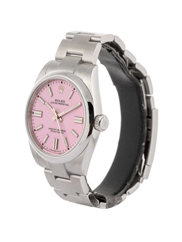ROLEX OYSTER PERPETUAL PINK CANDY DIAL 41MM IN ACCIAIO REF. 134300