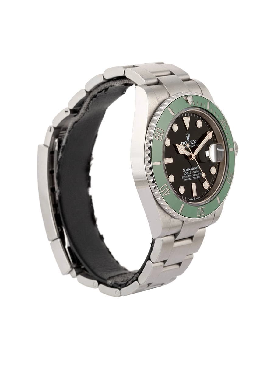 ROLEX SUBMARINER DATE GHIERA VERDE STARBUCKS 41MM IN ACCIAIO REF. 126610LV