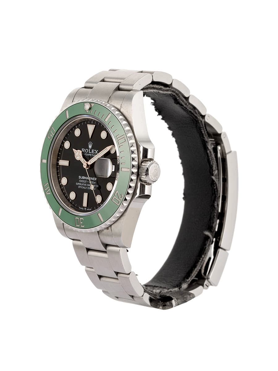 ROLEX SUBMARINER DATE GHIERA VERDE STARBUCKS 41MM IN ACCIAIO REF. 126610LV