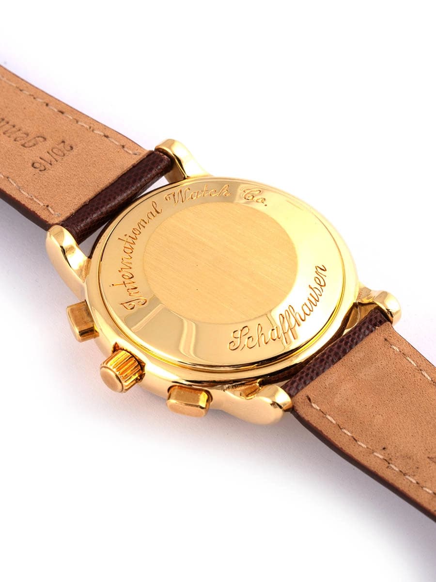 IWC AMALFI CHRONO 39MM IN ORO GIALLO 18KT REF. 3703