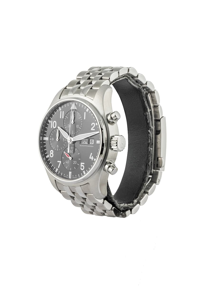 IWC PILOT CHRONOGRAPH 41MM IN ACCIAIO REF. IW388102