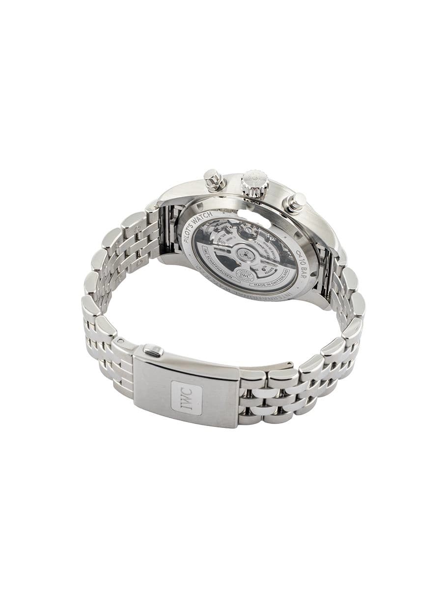 IWC PILOT CHRONOGRAPH 41MM IN ACCIAIO REF. IW388102