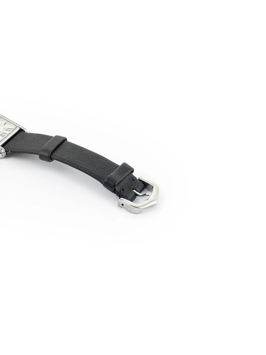 CARTIER TANK MUST MODELLO PICCOLO IN ACCIAIO E DIAMANTI REF. W4TA0016