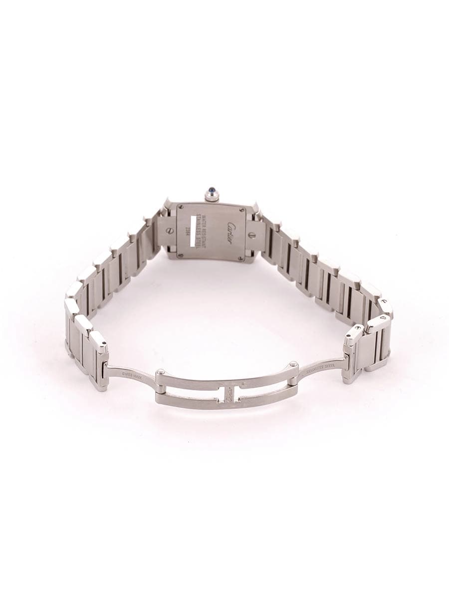 CARTIER TANK FRANCAISE MODELLO PICCOLO IN ACCIAIO REF. W51008Q3