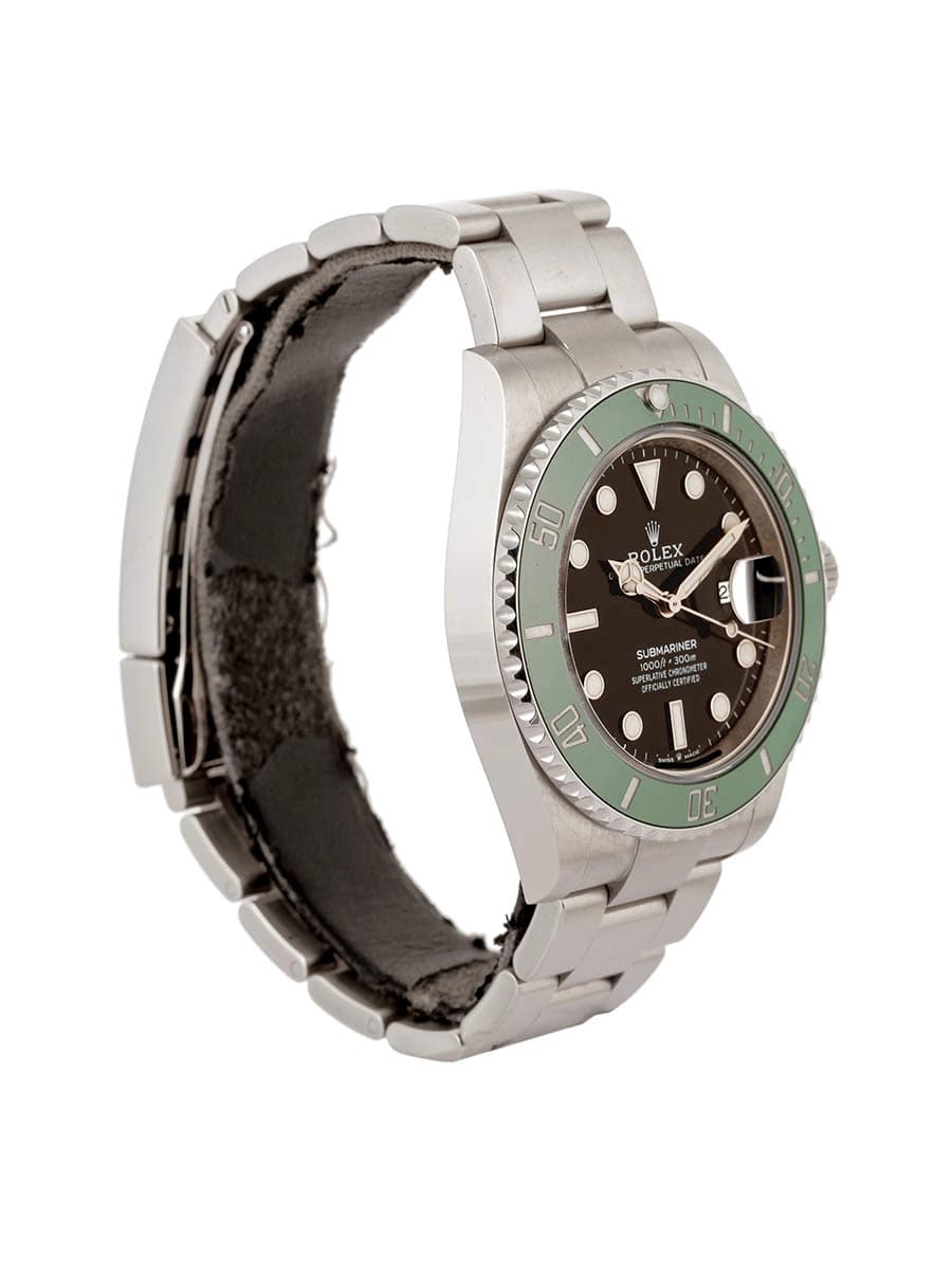 ROLEX SUBMARINER DATE GHIERA VERDE STARBUCKS 41MM IN ACCIAIO REF. 126610LV