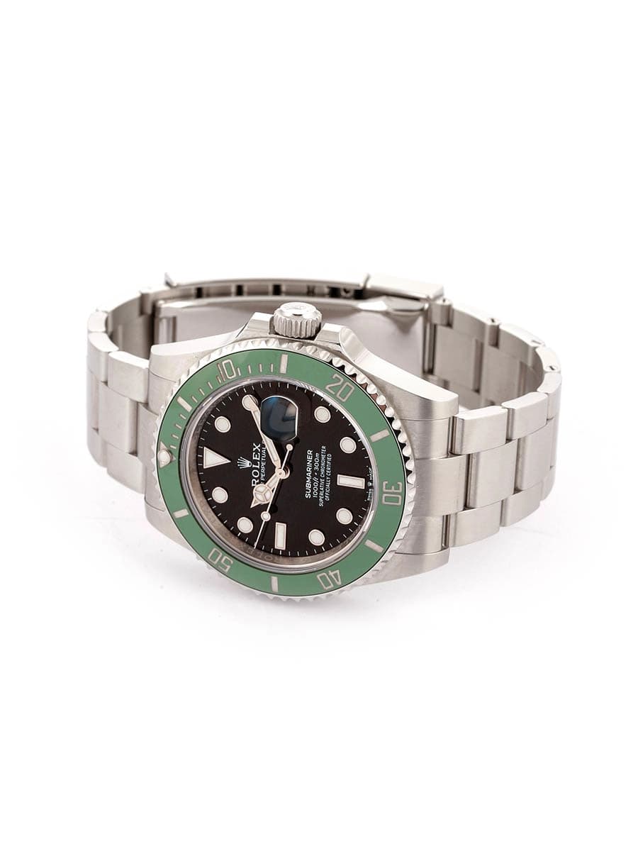 ROLEX SUBMARINER DATE GHIERA VERDE STARBUCKS 41MM IN ACCIAIO REF. 126610LV