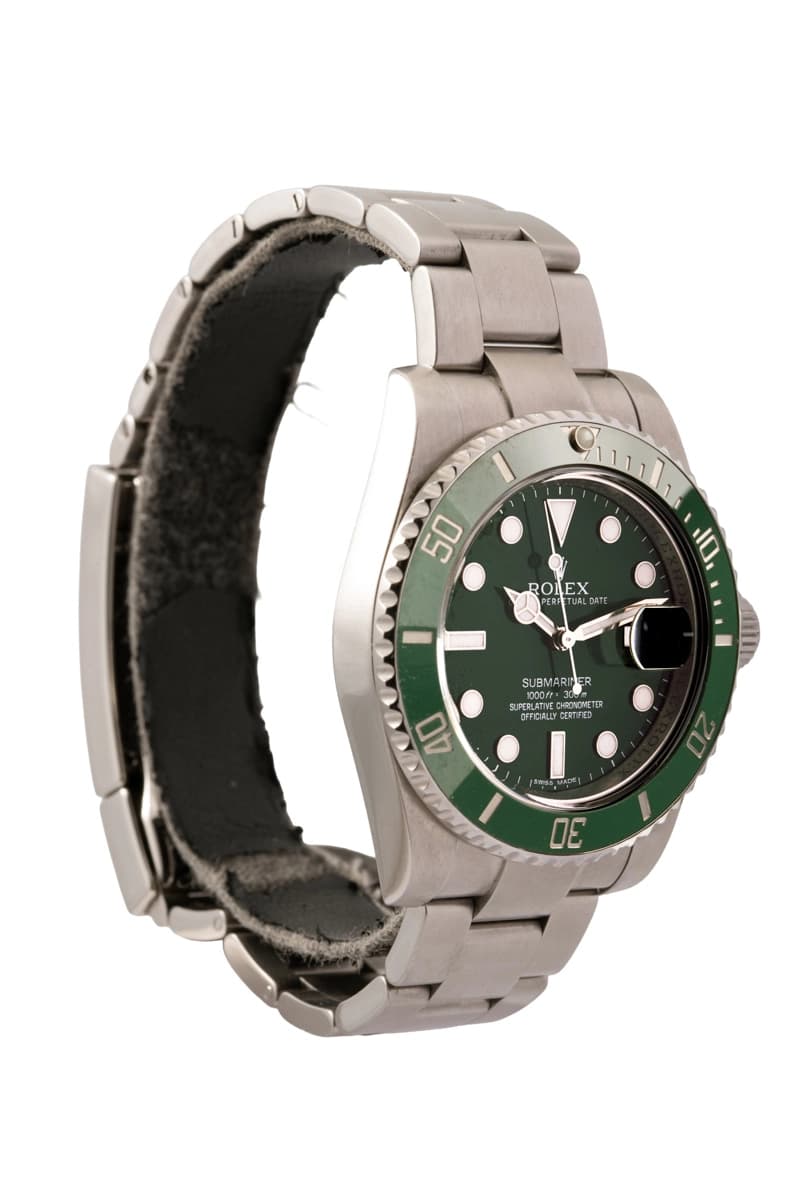 ROLEX SUBMARINER DATE VERDE HULK 40MM IN ACCIAIO REF. 116610LV