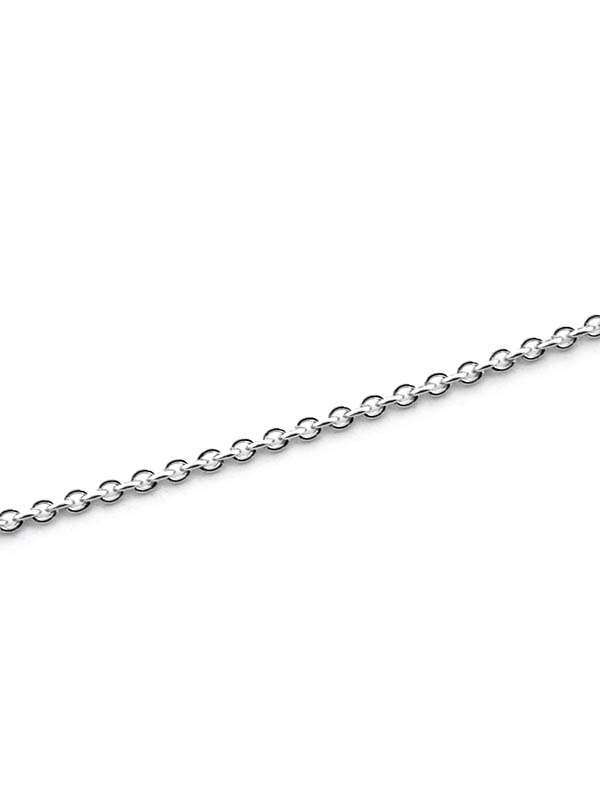 GIROCOLLO LETTERA G IN ORO BIANCO 18KT E DIAMANTI