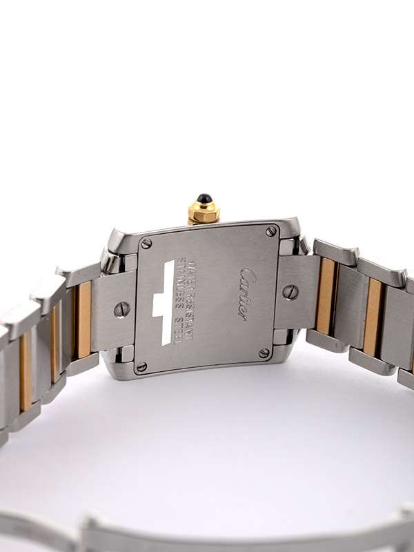 CARTIER TANK FRANCAISE IN ACCIAIO E ORO GIALLO 18KT REF. 2384