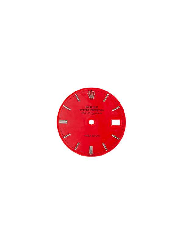 QUADRANTE AFTERMARKET PER ROLEX AIR-KING DATE REF. 5700 ROSSO