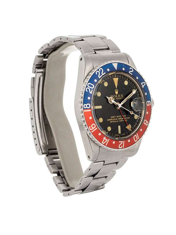 ROLEX GMT-MASTER CORNINO CON PERIZIA 40MM IN ACCIAIO REF. 1675