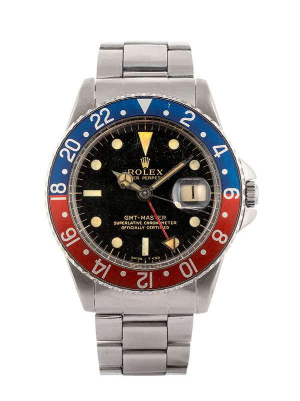 ROLEX GMT-MASTER CORNINO CON PERIZIA 40MM IN ACCIAIO REF. 1675