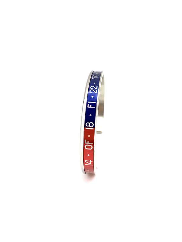 BRACCIALE SPEEDOMETER OFFICIAL IN ACCIAIO BLU/ROSSO MOD. SBR 1103 N