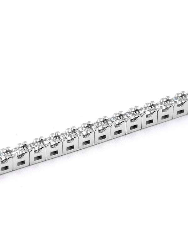 BRACCIALE TENNIS IN ORO BIANCO 18KT CON DIAMANTI