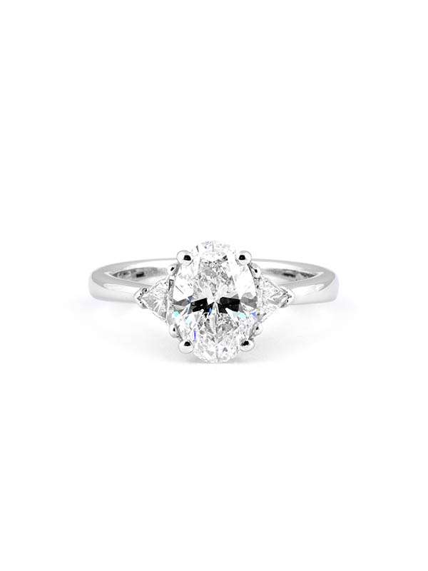 ANELLO IN ORO BIANCO 18KT CON DIAMANTI
