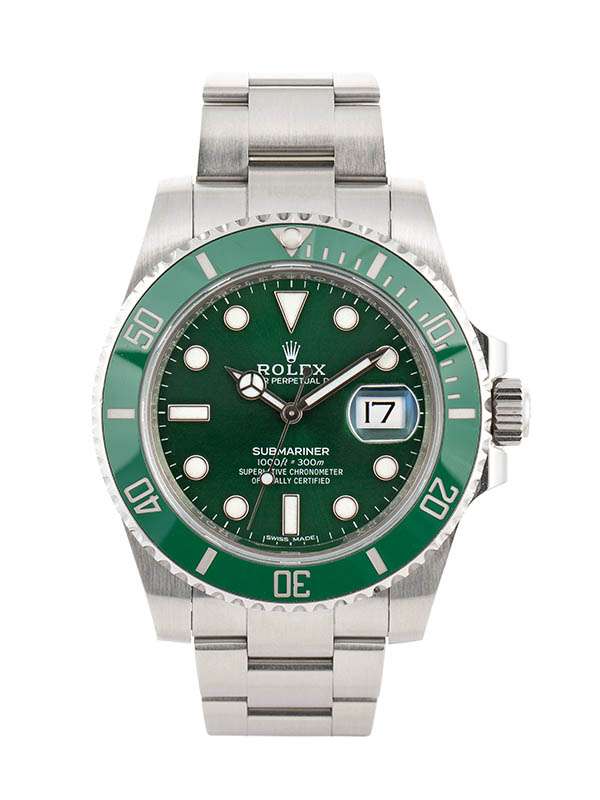 ROLEX SUBMARINER DATE VERDE HULK 40MM IN ACCIAIO REF. 116610LV
