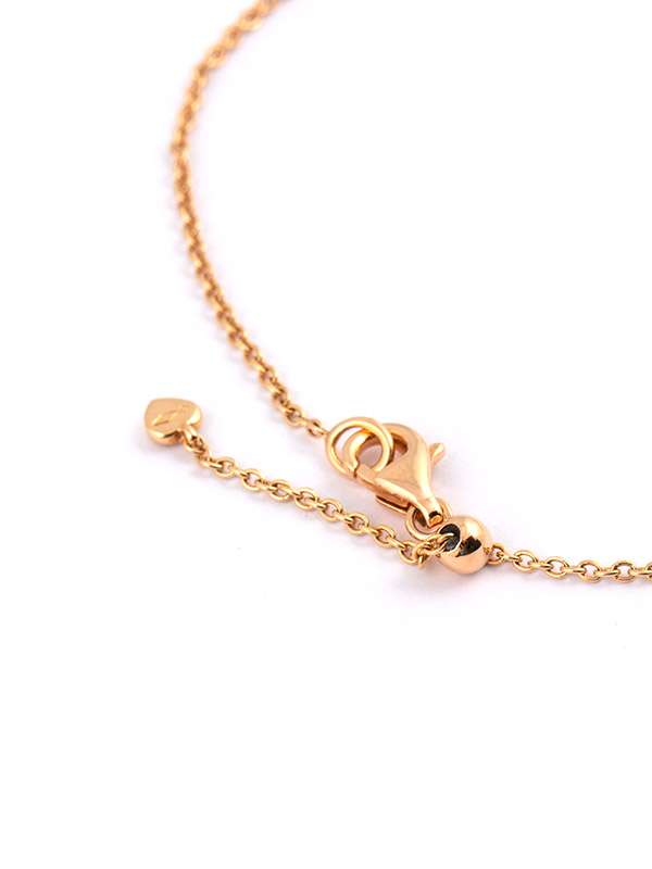 BRACCIALE IN ORO ROSA 18KT CON STELLE E DIAMANTI BIANCHI