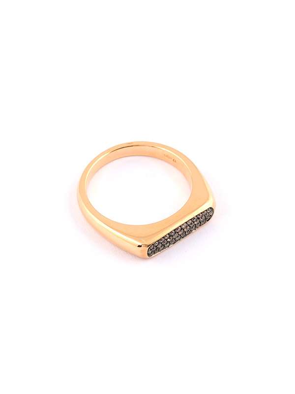 ANELLO ADAMAS IN ORO ROSA 18KT CON DIAMANTI BROWN