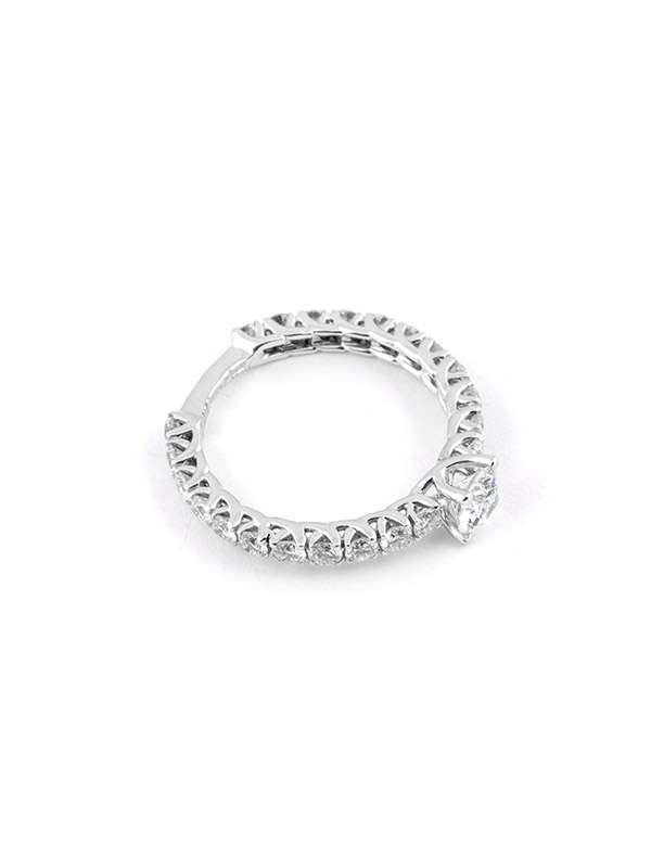 ANELLO IN ORO BIANCO 18KT CON DIAMANTI