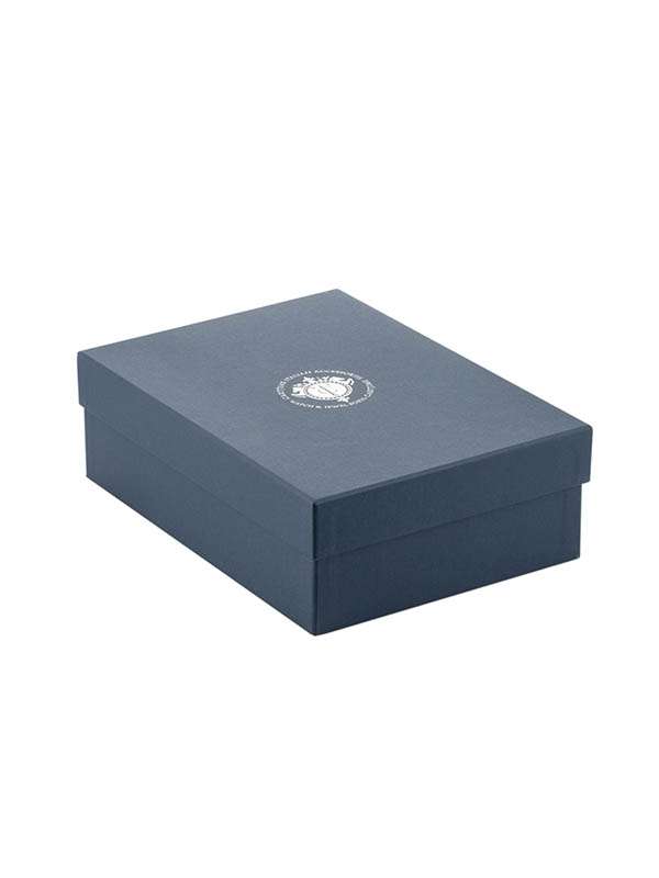 SCATOLA PORTAOROLOGI CARTTIME 6 POSTI IN PELLE DI VITELLO BLU WTC-6W