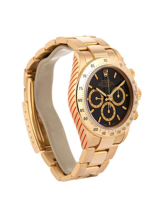 ROLEX DAYTONA 4 LINES DIAL SERVICE 2021 MOV ZENITH L SERIAL 40MM IN ORO GIALLO REF. 16528